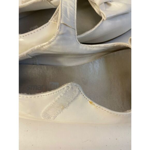 Smart fit white patent shoes size 11.5 - Picture 4 of 4